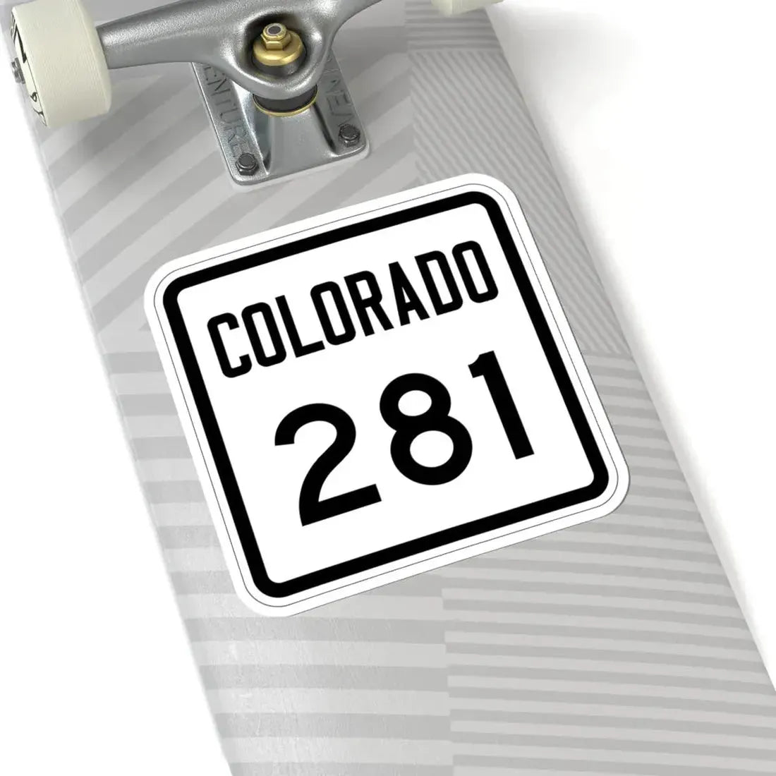 Colorado 281 1946 (Colorado) (Road Sign) STICKER Vinyl Kiss-Cut Decal - The Sticker Space