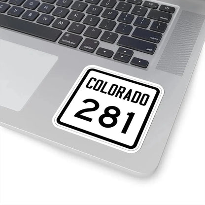 Colorado 281 1946 (Colorado) (Road Sign) STICKER Vinyl Kiss-Cut Decal - The Sticker Space