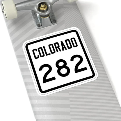 Colorado 282 1946 (Colorado) (Road Sign) STICKER Vinyl Kiss-Cut Decal - The Sticker Space
