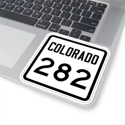 Colorado 282 1946 (Colorado) (Road Sign) STICKER Vinyl Kiss-Cut Decal - The Sticker Space