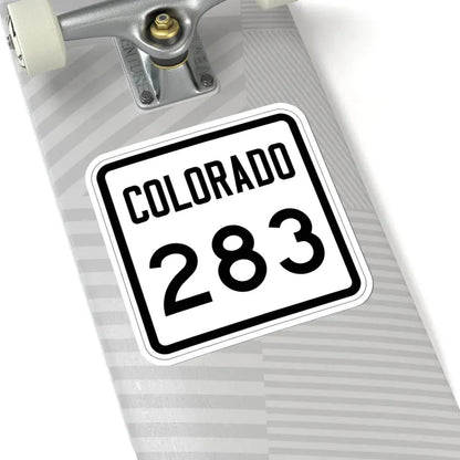 Colorado 283 1946 (Colorado) (Road Sign) STICKER Vinyl Kiss-Cut Decal - The Sticker Space
