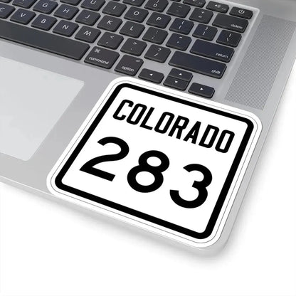 Colorado 283 1946 (Colorado) (Road Sign) STICKER Vinyl Kiss-Cut Decal - The Sticker Space