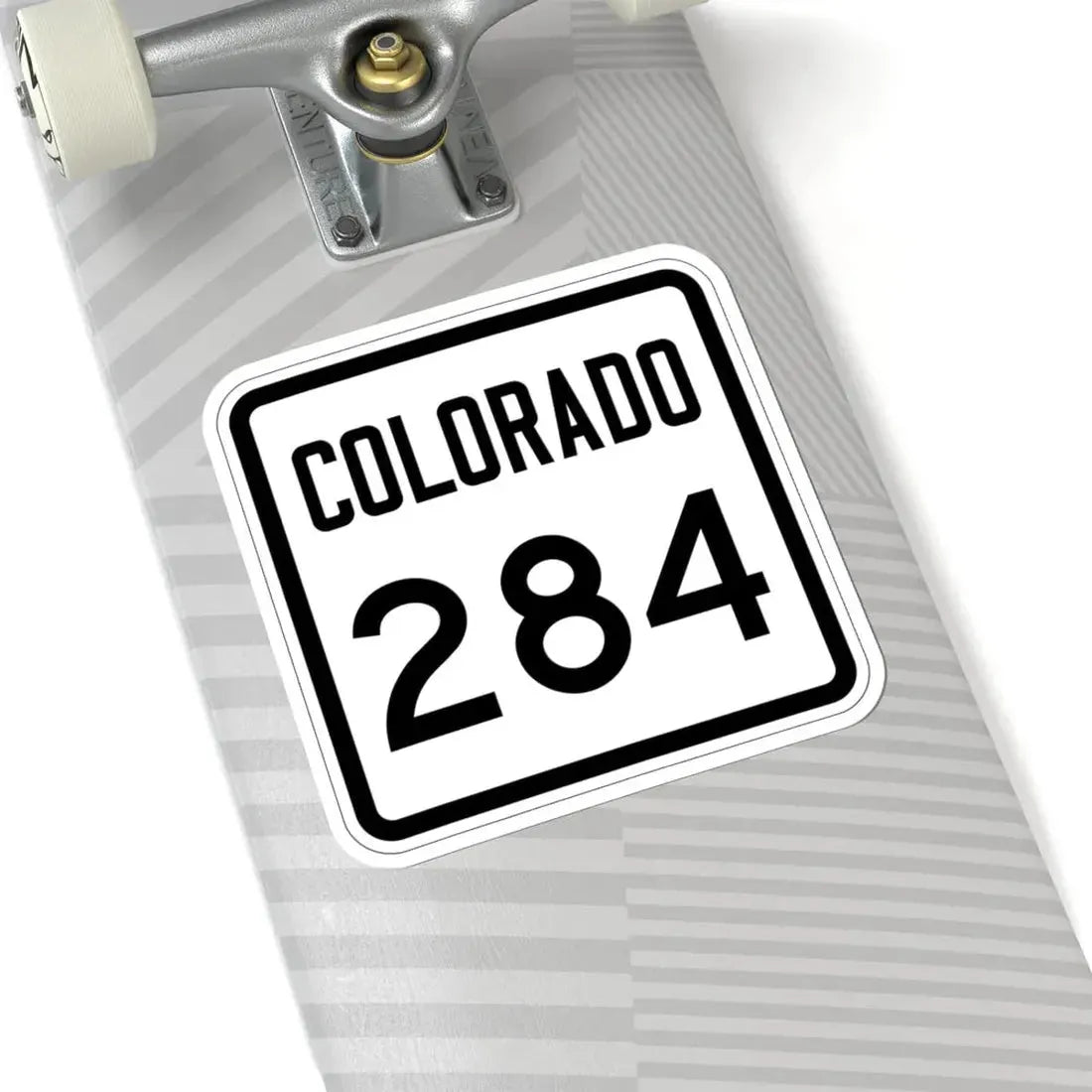 Colorado 284 1946 (Colorado) (Road Sign) STICKER Vinyl Kiss-Cut Decal - The Sticker Space