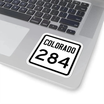 Colorado 284 1946 (Colorado) (Road Sign) STICKER Vinyl Kiss-Cut Decal - The Sticker Space