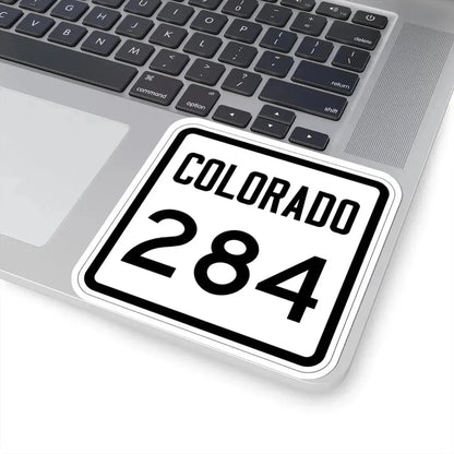 Colorado 284 1946 (Colorado) (Road Sign) STICKER Vinyl Kiss-Cut Decal - The Sticker Space