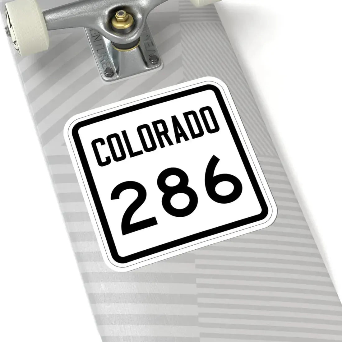 Colorado 286 1946 (Colorado) (Road Sign) STICKER Vinyl Kiss-Cut Decal - The Sticker Space