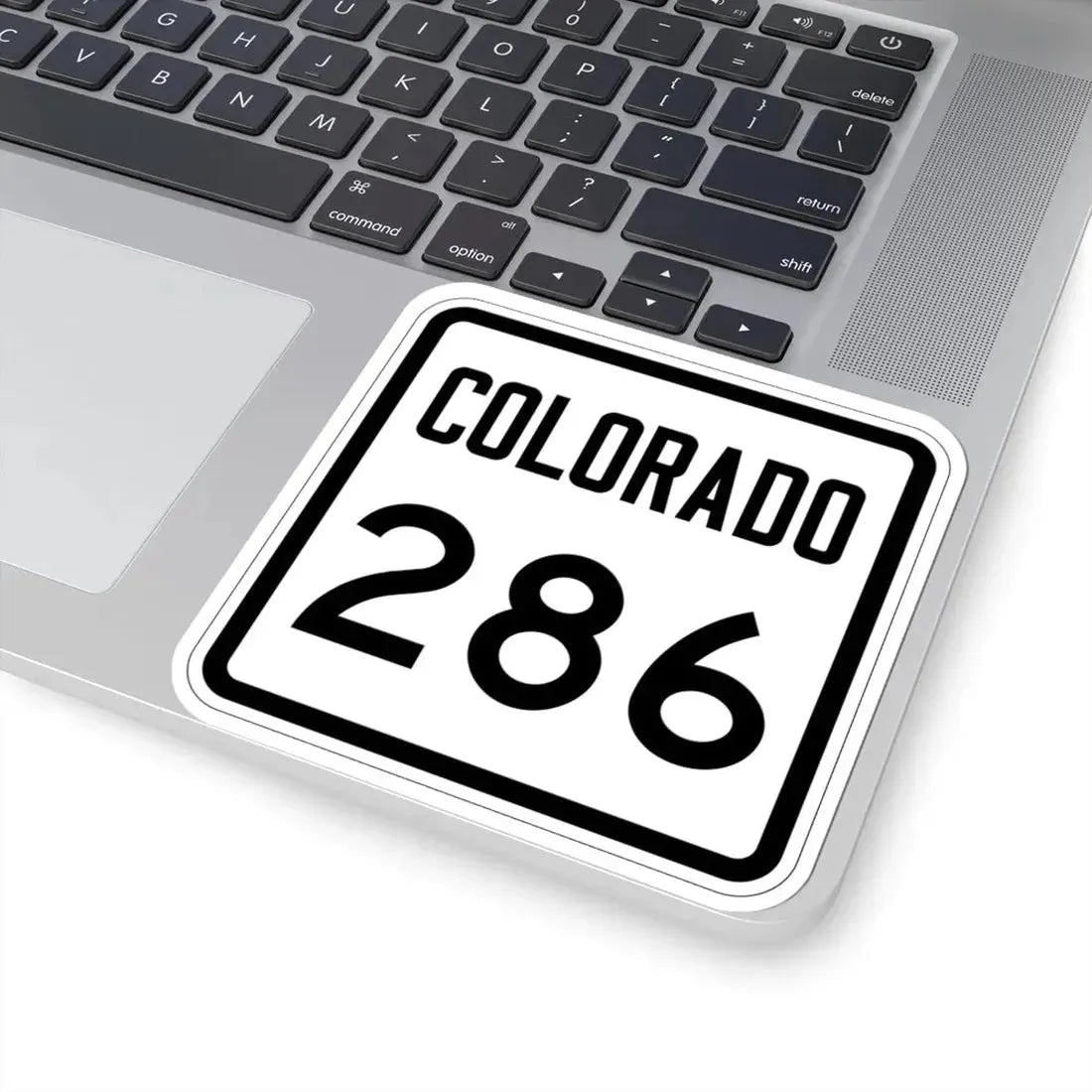 Colorado 286 1946 (Colorado) (Road Sign) STICKER Vinyl Kiss-Cut Decal - The Sticker Space