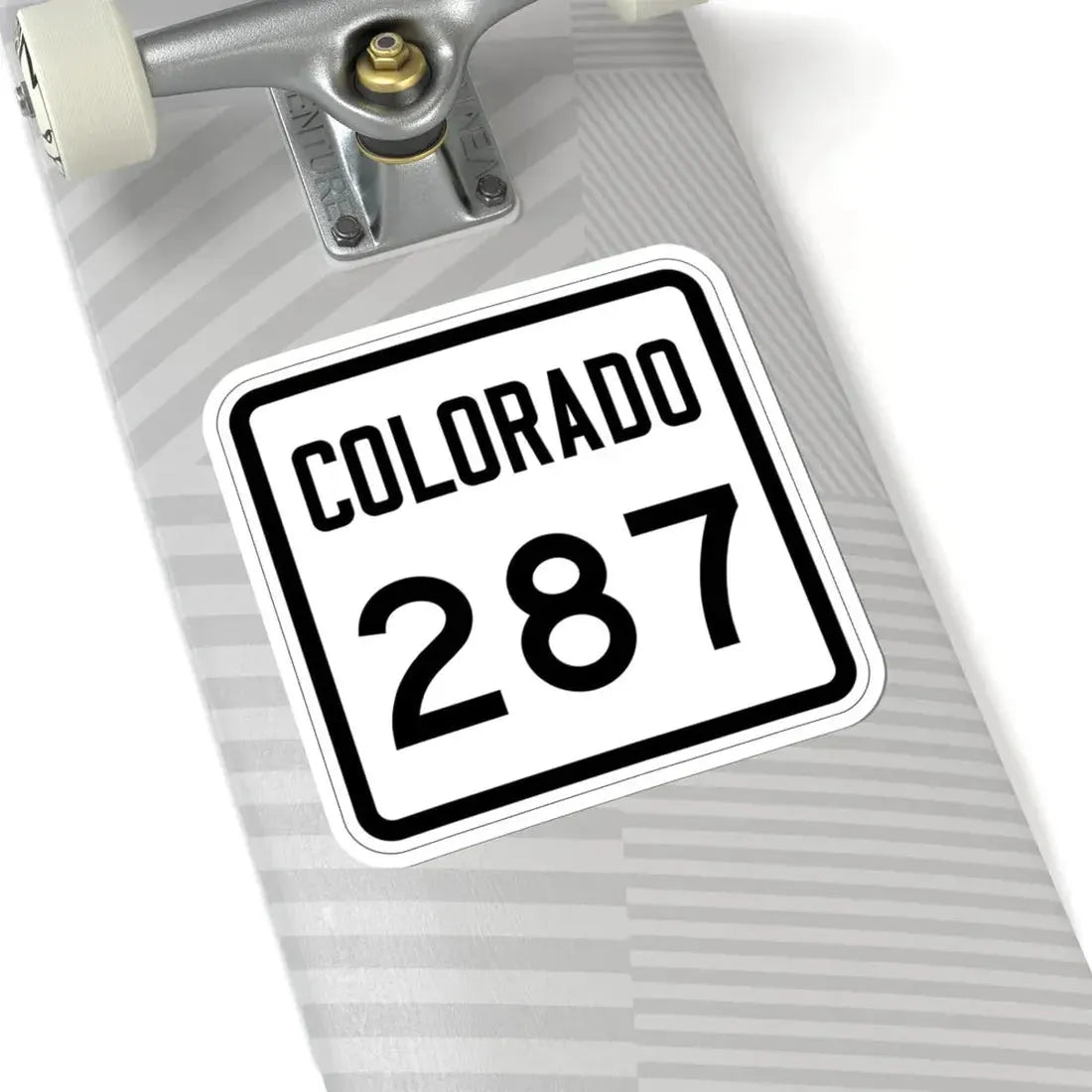 Colorado 287 1946 (Colorado) (Road Sign) STICKER Vinyl Kiss-Cut Decal - The Sticker Space