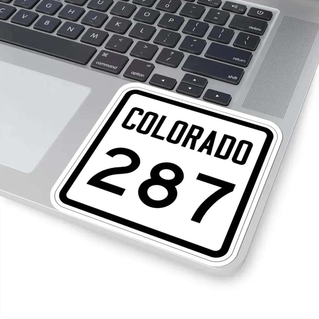 Colorado 287 1946 (Colorado) (Road Sign) STICKER Vinyl Kiss-Cut Decal - The Sticker Space