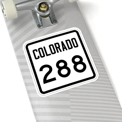 Colorado 288 1946 (Colorado) (Road Sign) STICKER Vinyl Kiss-Cut Decal - The Sticker Space