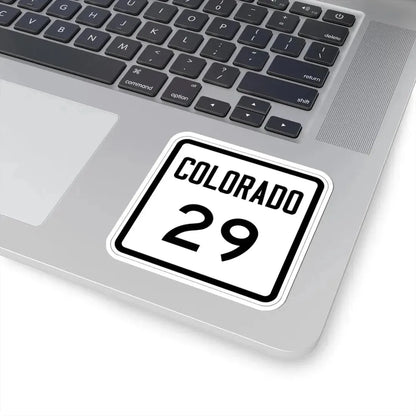 Colorado 29 1946 (Colorado) (Road Sign) STICKER Vinyl Kiss-Cut Decal - The Sticker Space