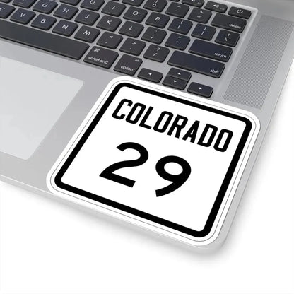 Colorado 29 1946 (Colorado) (Road Sign) STICKER Vinyl Kiss-Cut Decal - The Sticker Space