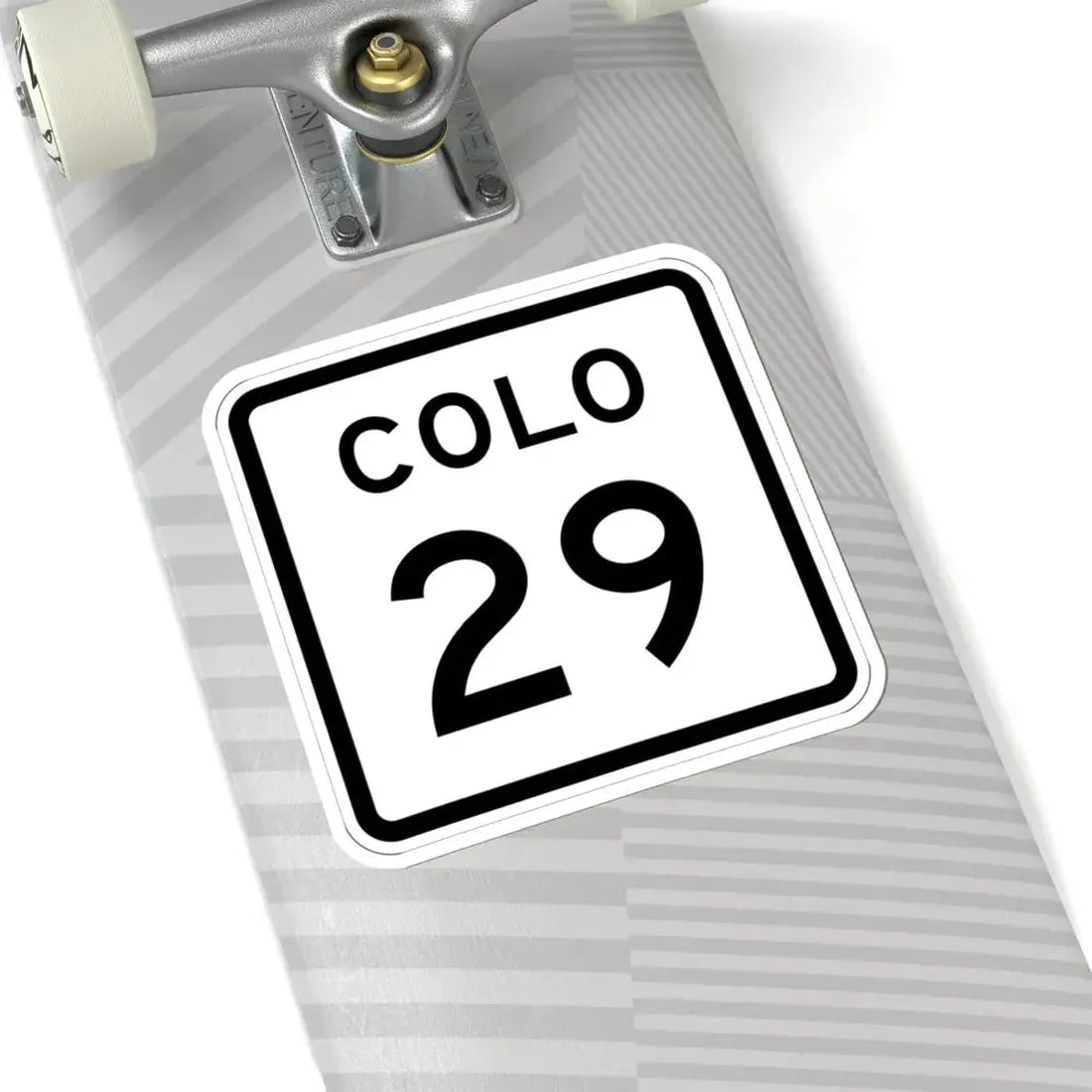Colorado 29 1952 (Colorado) (Road Sign) STICKER Vinyl Kiss-Cut Decal - The Sticker Space