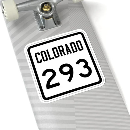 Colorado 293 1946 (Colorado) (Road Sign) STICKER Vinyl Kiss-Cut Decal - The Sticker Space