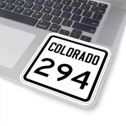 Colorado 294 1946 (Colorado) (Road Sign) STICKER Vinyl Kiss-Cut Decal - The Sticker Space