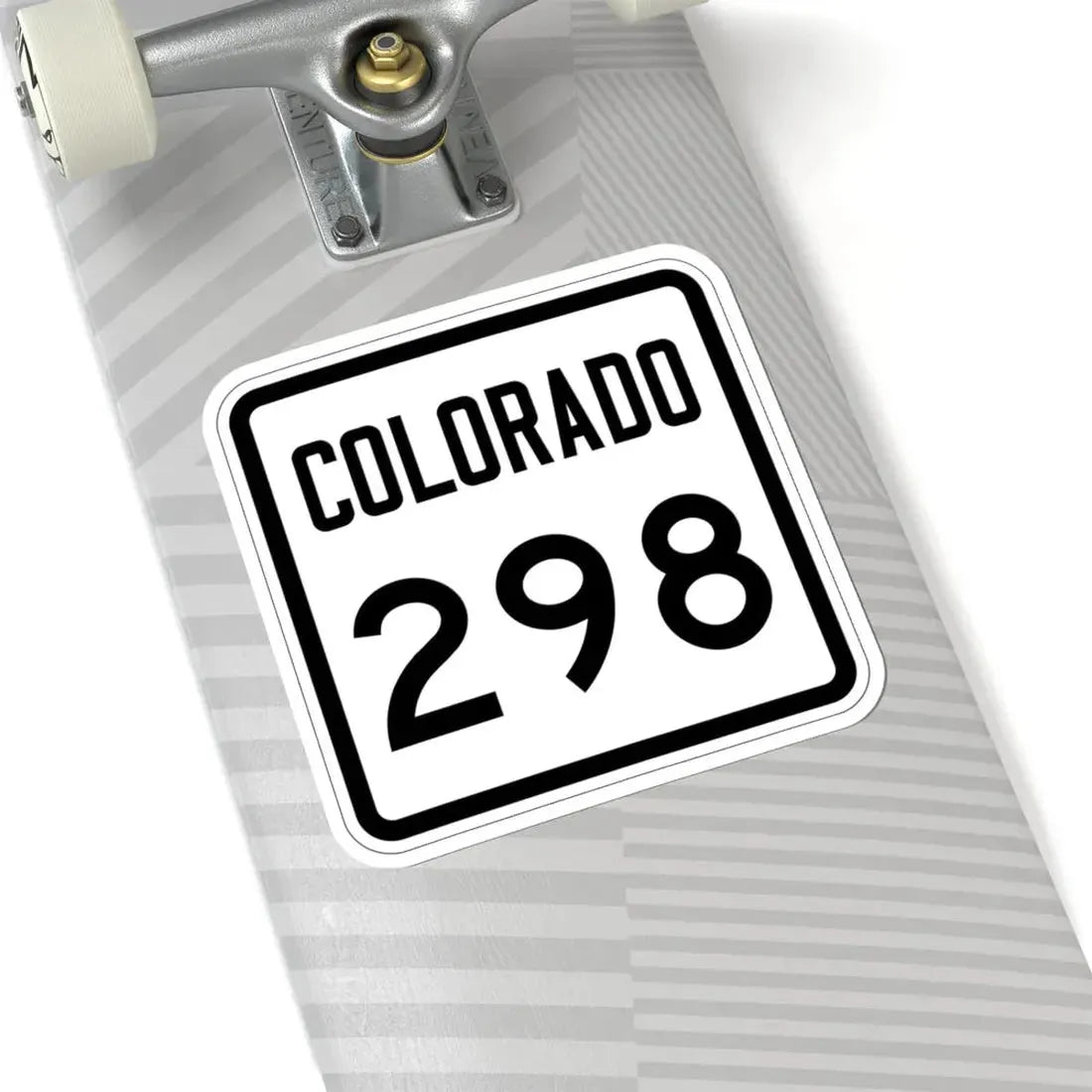 Colorado 298 1946 (Colorado) (Road Sign) STICKER Vinyl Kiss-Cut Decal - The Sticker Space