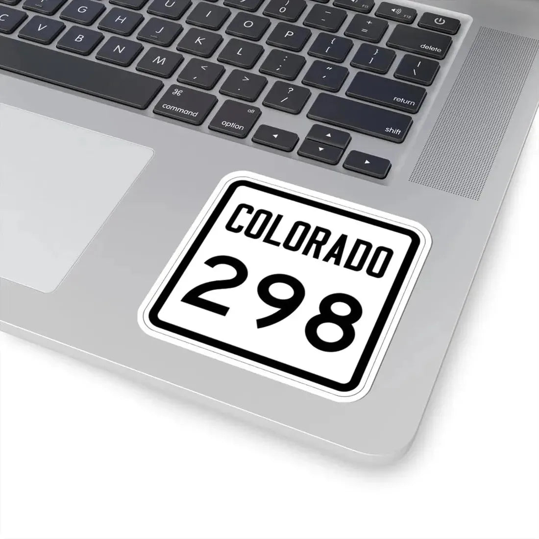 Colorado 298 1946 (Colorado) (Road Sign) STICKER Vinyl Kiss-Cut Decal - The Sticker Space
