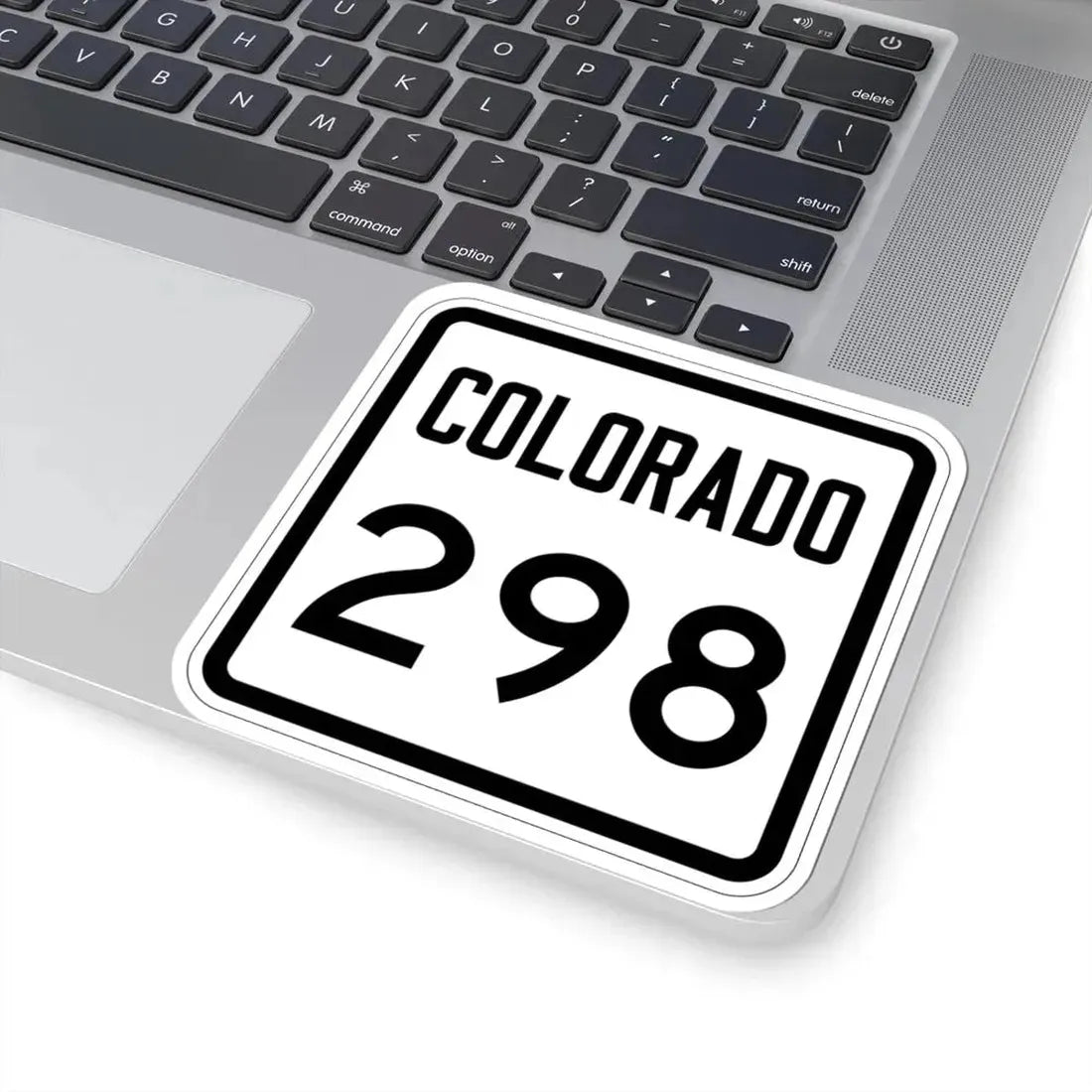 Colorado 298 1946 (Colorado) (Road Sign) STICKER Vinyl Kiss-Cut Decal - The Sticker Space