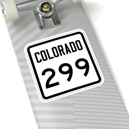 Colorado 299 1946 (Colorado) (Road Sign) STICKER Vinyl Kiss-Cut Decal - The Sticker Space