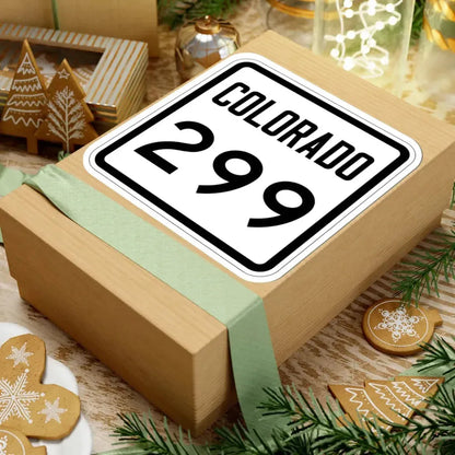 Colorado 299 1946 (Colorado) (Road Sign) STICKER Vinyl Kiss-Cut Decal - The Sticker Space