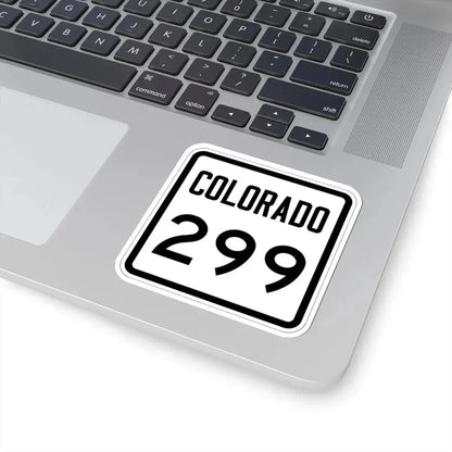 Colorado 299 1946 (Colorado) (Road Sign) STICKER Vinyl Kiss-Cut Decal - The Sticker Space