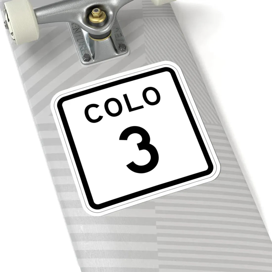 Colorado 3 1952 (Colorado) (Road Sign) STICKER Vinyl Kiss-Cut Decal - The Sticker Space