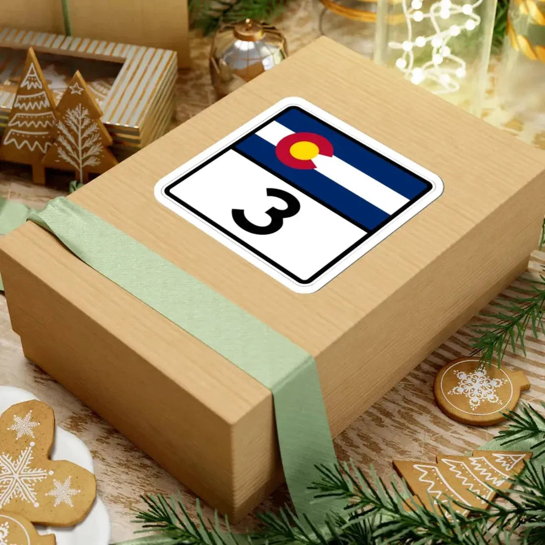 Colorado 3 (Colorado) (Road Sign) STICKER Vinyl Kiss-Cut Decal - The Sticker Space