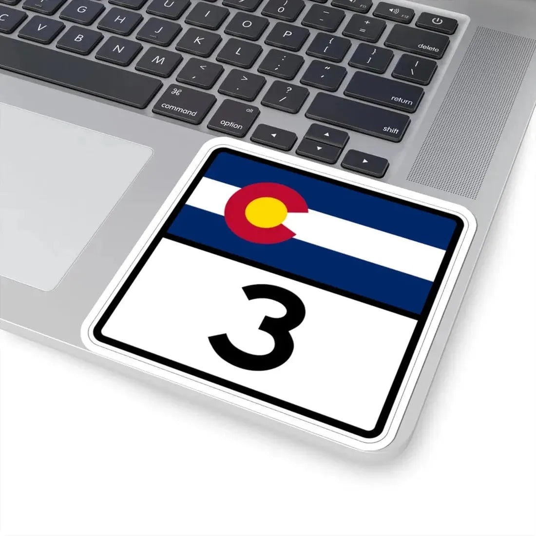Colorado 3 (Colorado) (Road Sign) STICKER Vinyl Kiss-Cut Decal - The Sticker Space