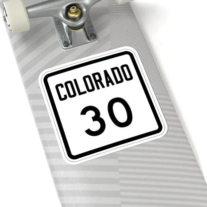 Colorado 30 1946 (Colorado) (Road Sign) STICKER Vinyl Kiss-Cut Decal - The Sticker Space