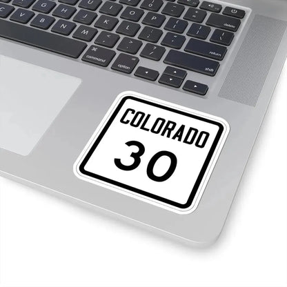 Colorado 30 1946 (Colorado) (Road Sign) STICKER Vinyl Kiss-Cut Decal - The Sticker Space