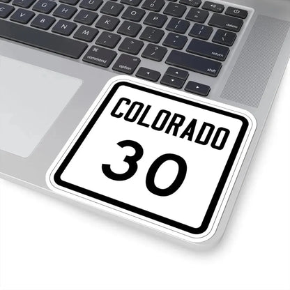 Colorado 30 1946 (Colorado) (Road Sign) STICKER Vinyl Kiss-Cut Decal - The Sticker Space