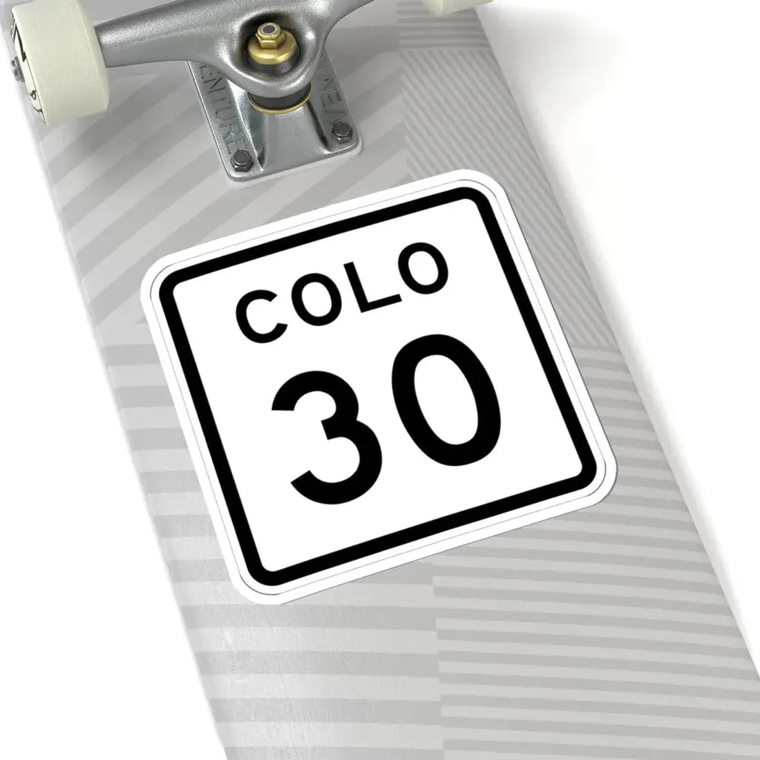 Colorado 30 1952 (Colorado) (Road Sign) STICKER Vinyl Kiss-Cut Decal - The Sticker Space