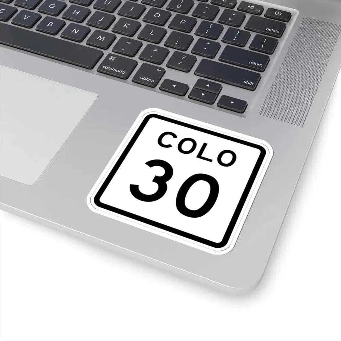 Colorado 30 1952 (Colorado) (Road Sign) STICKER Vinyl Kiss-Cut Decal - The Sticker Space