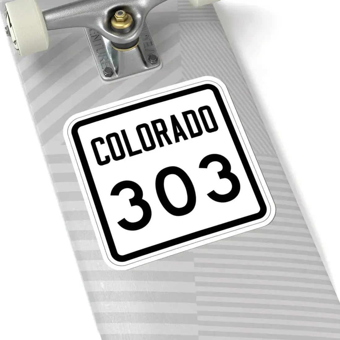 Colorado 303 1946 (Colorado) (Road Sign) STICKER Vinyl Kiss-Cut Decal - The Sticker Space