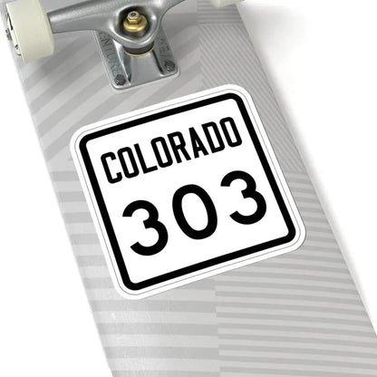 Colorado 303 1946 (Colorado) (Road Sign) STICKER Vinyl Kiss-Cut Decal - The Sticker Space