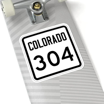 Colorado 304 1946 (Colorado) (Road Sign) STICKER Vinyl Kiss-Cut Decal - The Sticker Space