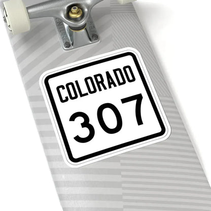 Colorado 307 1946 (Colorado) (Road Sign) STICKER Vinyl Kiss-Cut Decal - The Sticker Space