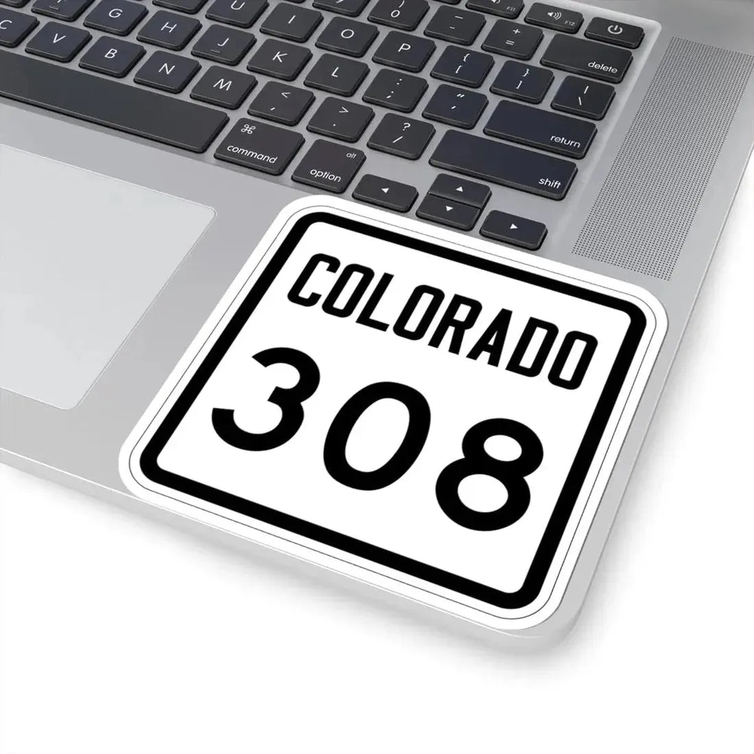 Colorado 308 1946 (Colorado) (Road Sign) STICKER Vinyl Kiss-Cut Decal - The Sticker Space