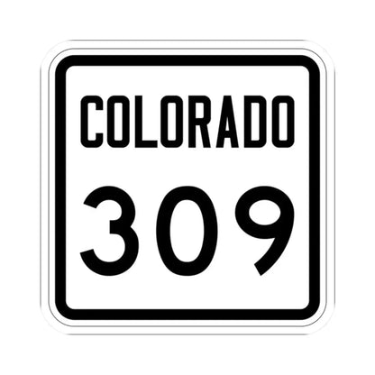 Colorado 309 1946 (Colorado) (Road Sign) STICKER Vinyl Kiss-Cut Decal 2 Inch White - The Sticker Space