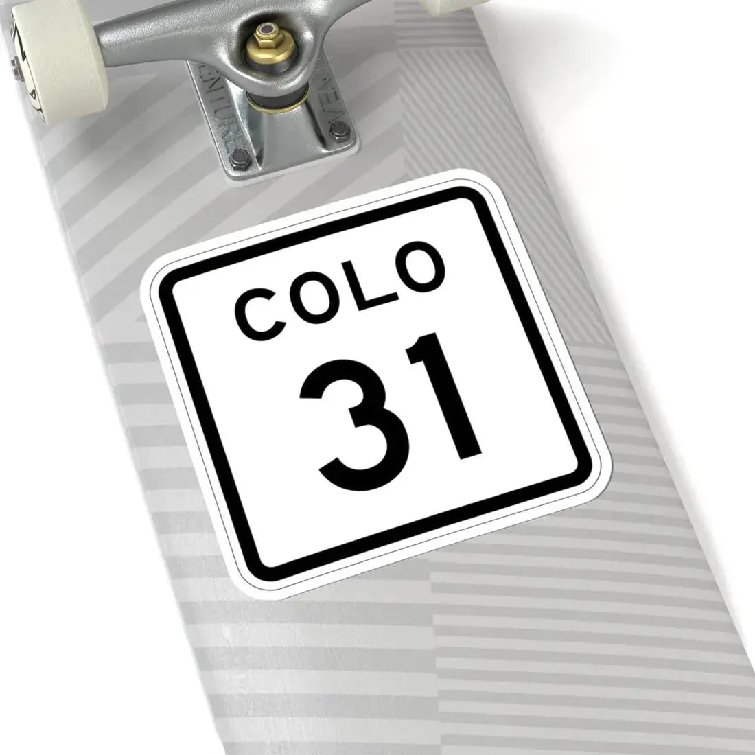 Colorado 31 1952 (Colorado) (Road Sign) STICKER Vinyl Kiss-Cut Decal - The Sticker Space
