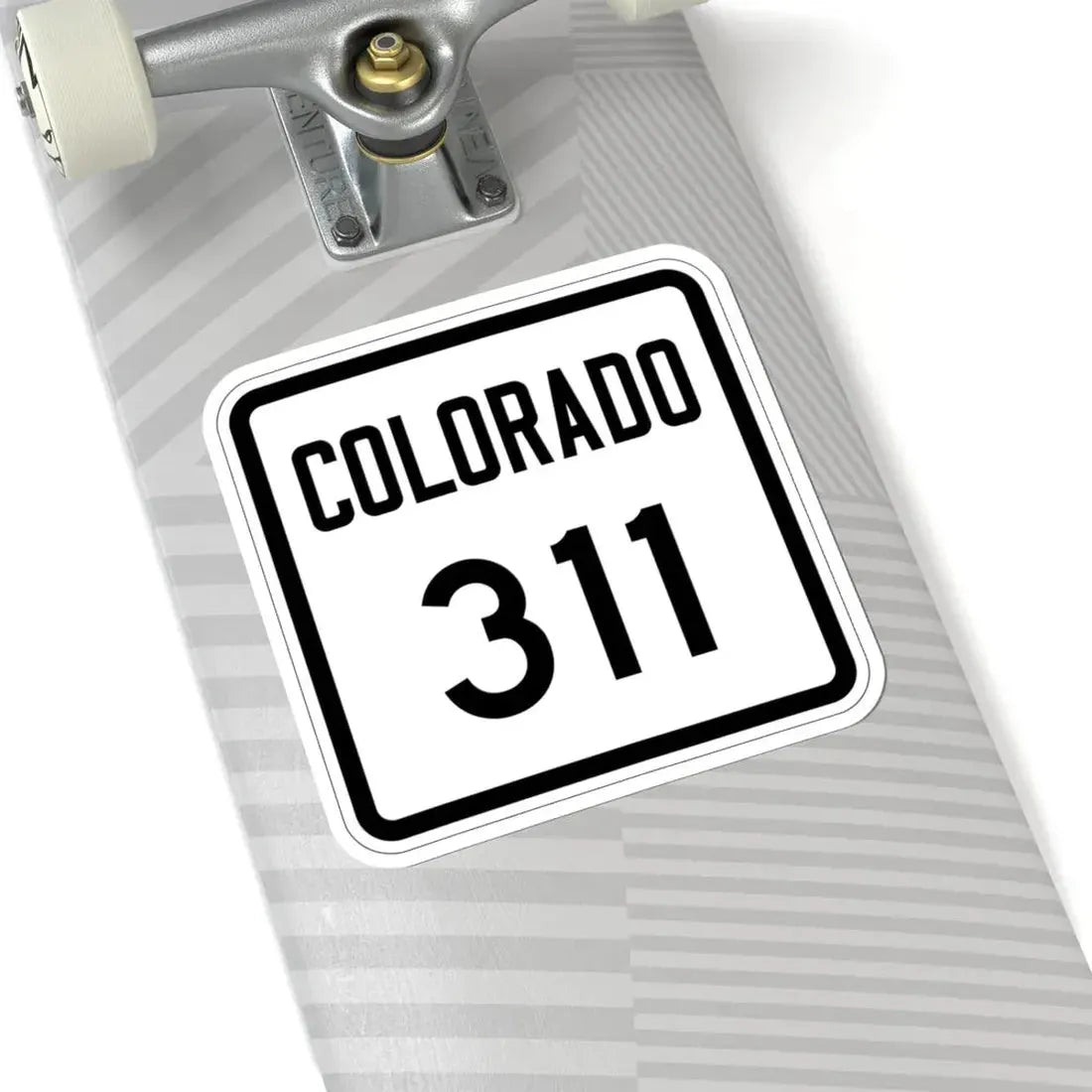 Colorado 311 1946 (Colorado) (Road Sign) STICKER Vinyl Kiss-Cut Decal - The Sticker Space