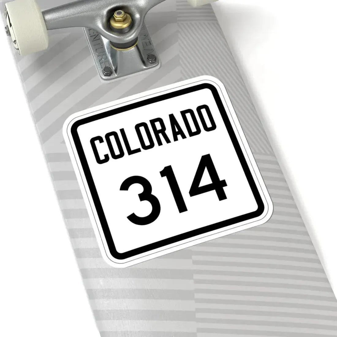 Colorado 314 1946 (Colorado) (Road Sign) STICKER Vinyl Kiss-Cut Decal - The Sticker Space