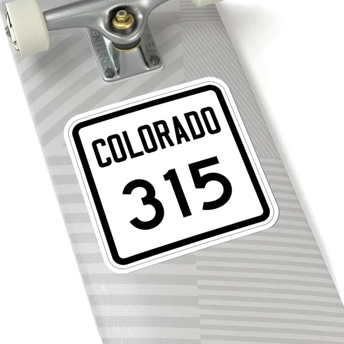 Colorado 315 1946 (Colorado) (Road Sign) STICKER Vinyl Kiss-Cut Decal - The Sticker Space