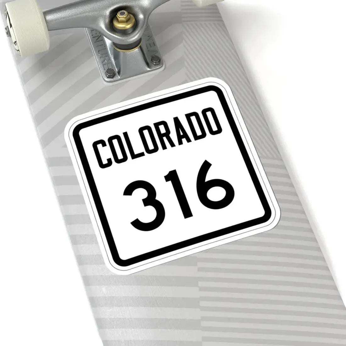 Colorado 316 1946 (Colorado) (Road Sign) STICKER Vinyl Kiss-Cut Decal - The Sticker Space