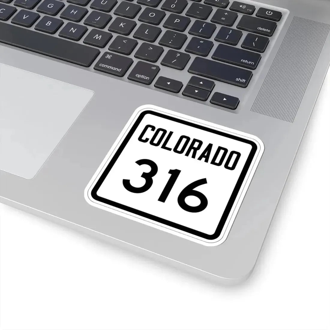 Colorado 316 1946 (Colorado) (Road Sign) STICKER Vinyl Kiss-Cut Decal - The Sticker Space