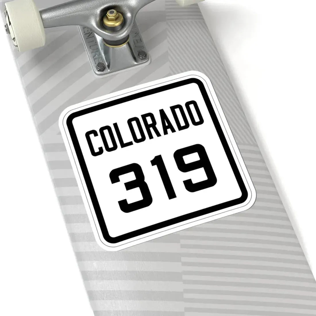 Colorado 319 1926 (Colorado) (Road Sign) STICKER Vinyl Kiss-Cut Decal - The Sticker Space