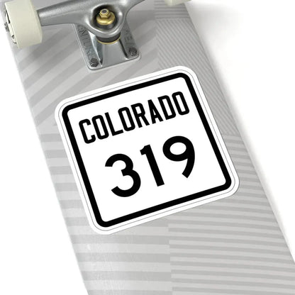 Colorado 319 1946 (Colorado) (Road Sign) STICKER Vinyl Kiss-Cut Decal - The Sticker Space