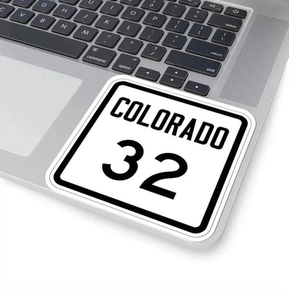 Colorado 32 1946 (Colorado) (Road Sign) STICKER Vinyl Kiss-Cut Decal - The Sticker Space