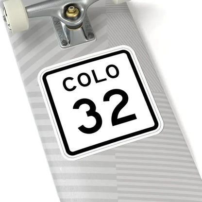 Colorado 32 1952 (Colorado) (Road Sign) STICKER Vinyl Kiss-Cut Decal - The Sticker Space