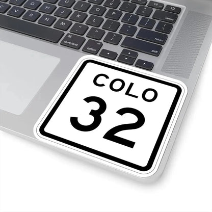 Colorado 32 1952 (Colorado) (Road Sign) STICKER Vinyl Kiss-Cut Decal - The Sticker Space